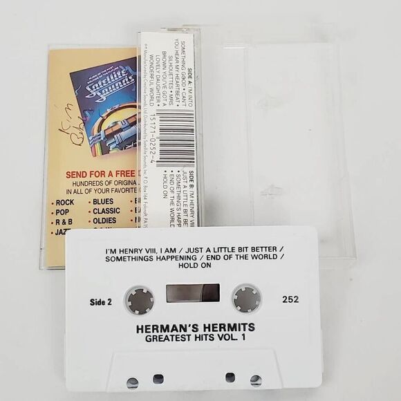 Herman's Hermits -Greatest Hits Volume 1 [Cassette Tape] - Picture 4 of 4